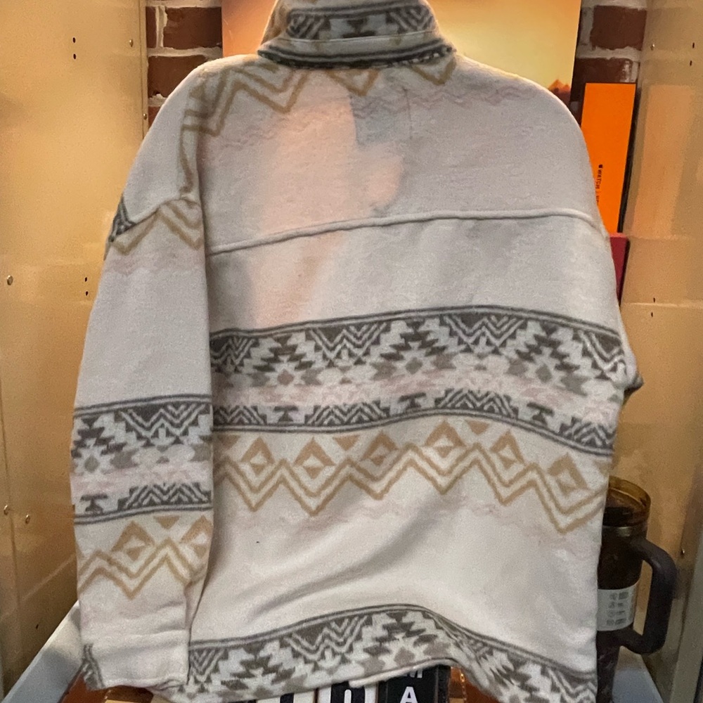 STOOSH Aztec Grey Button Up Jacket - Picture 10 of 11
